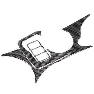 Imagem de ZJchao Capa de Suporte de Copo de Console de Fibra de Carbono Adesivo de Painel Leve Adequado para 370Z Z34 2009-2020, Guarnição Decorativa para Interior do Carro