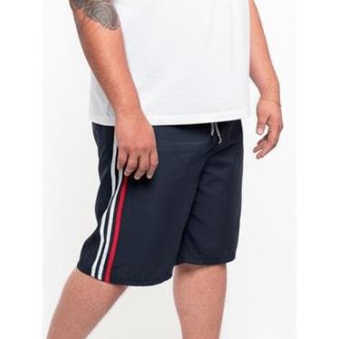 Imagem de Bermuda Masculina Plus Size Calção Tactel Short Liso Praia Academia-Masculino