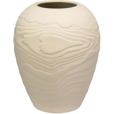 Imagem de VASO DECORATIVO ENFEITE CASA HOME&CO CERÂMICA 20x15x15cm BRANCO