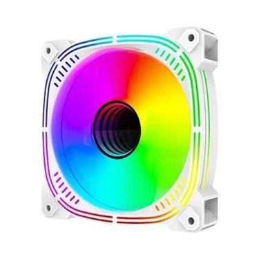 Imagem de Ventilador De Gabinete ARGB 120mm TEUCER Prism-2 800-1600RPM PWM 5V 3P