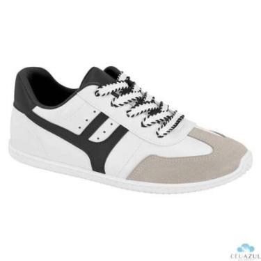 Imagem de Tênis Feminino Moleca Casual Detalhe Cadarço Estilo Conforto Retrô-Feminino