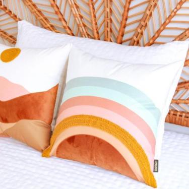 Imagem de Capa de Almofada Velveteen - Boho Bordada - Belchior