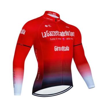 Imagem de Camisa De Ciclismo Masculina Preta De Manga Longa 2024 Outono MTB Roup