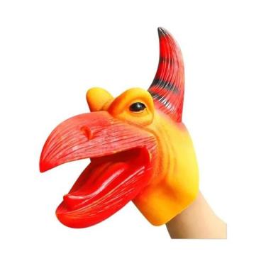 Imagem de Fantoche De Mão De Dinossauro Para Crianças, T-Rex, Tubarão, Tigre, Br