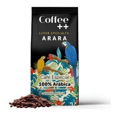 Imagem de Cafe Coffee Mais Torrado Em Grãos Arara Torra Media 250 Gram - Congrat