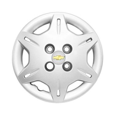 Imagem de Calota Aro 13 GM Corsa Wind 2000/. Prata C/Emblema - GFM