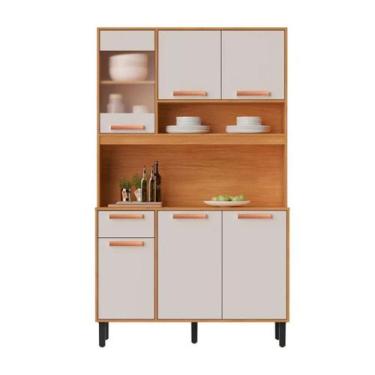 Imagem de Cozinha Compacta Itatiaia Nápoles 120 cm 6 Portas 1 Gaveta