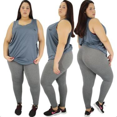 Imagem de Regata Feminina Dry Fit Plus Size Fitness Academia - Princess Clothing