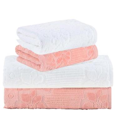 Imagem de Kit Toalhas Banho Buddemeyer 4 Peças Lollipop