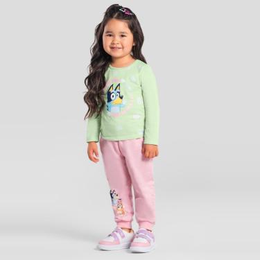 Imagem de Blusa infantil menina da Bluey com glitter Brandili-Feminino