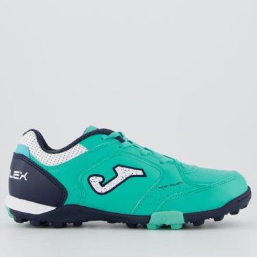 Imagem de Chuteira Joma Top Flex Society Juvenil Azul, 35