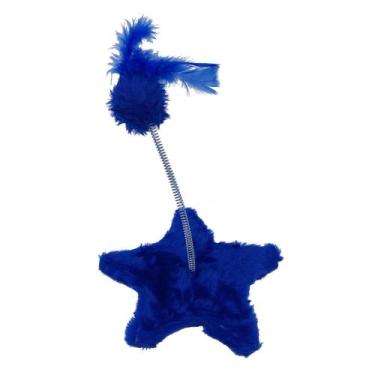 Imagem de Brinquedo São Pet Estrela para Gato, Azul