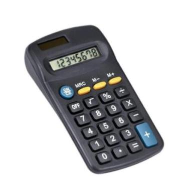 Imagem de Calculadora de bolso 8 digitos preta barrilito - Tilibra