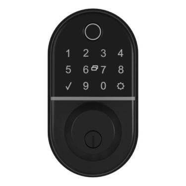 Imagem de Fechadura Digital Compact Trinco Rolete Com Biometria E Senha Yale Ext