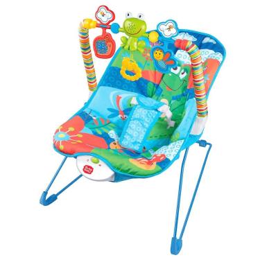 Imagem de Cadeira Baby Guta Guti com Brinquedos Móbile com Vibração e Cinto de Segurança para Bebê DM Toys
