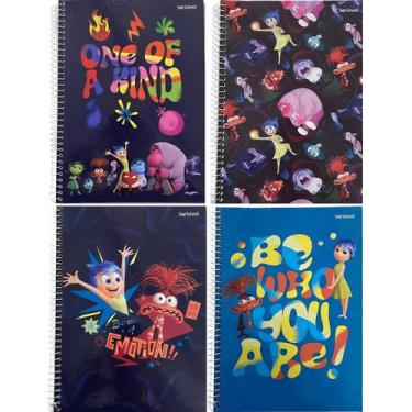 Imagem de Caderno Espiral Capa Dura 10x1- 160 Folhas - Divertida Mente 2 - StarS
