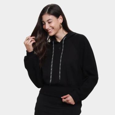 Imagem de Moletom Fila Style Sport Com Capuz Feminino, Preto, G