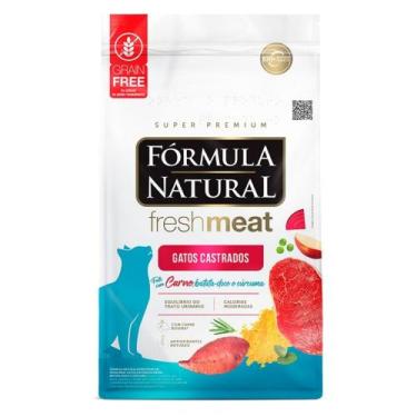 Imagem de Ração Fórmula Natural Fresh Meat para Gatos Adultos Castrados Sabor Ca