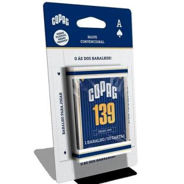 Imagem de Jogo de Cartas Baralho 139 Naipe Convencional Copag 36564 Azul