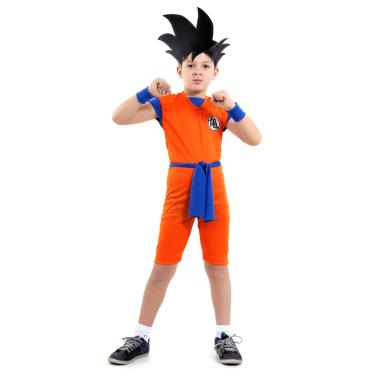 Imagem de Fantasia Goku Curto Infantil - Dragon Ball Z P