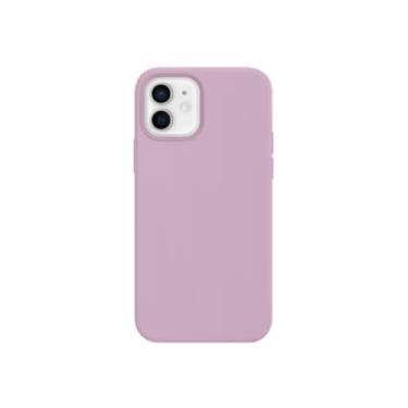 Imagem de Capinha Case de Luxo de Silicone Aveludada para iPhone 12 Mini 5.4" e Normal Pro 6.1" Capa completa (Groselha preta iPhone 12 Mini 5.4")