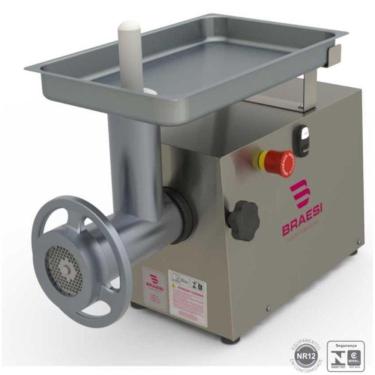 Imagem de Moedor De Carne 22 Kg Inox Bmc 22 1/25 Cv - Braesi