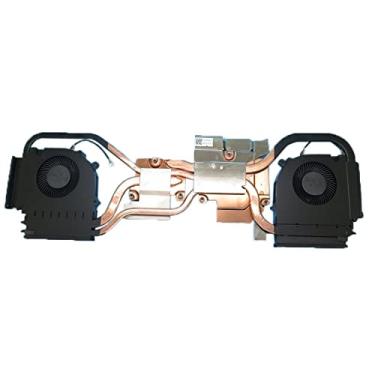 Imagem de Laptop FM2J FM2K CPU GPU FAN e dissipador de calor para CLEVO PB70DDS 6-31-PB7DN-101 PB70 PB70DF PB70EF PB70DD2 DFS2004059P0T-FM2J DFS2001059P0T-FM2K DC5V 0.5A Novo