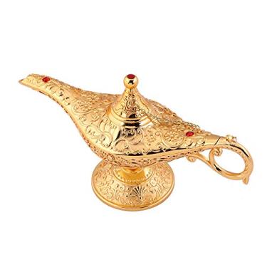 Imagem de Usany Colecionável Raro Legend Aladdin Magic Genie Light Lâmpada Clássica, Usany, Dourado