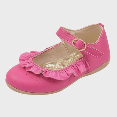 Imagem de Sapatilha Boneca Infantil Menina Babado Pink