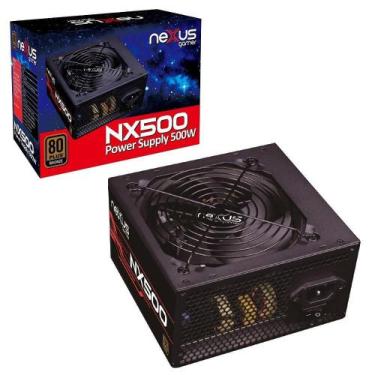 Imagem de Fonte Real Nexus Gamer 500W 80 Plus Bronze - Nx500