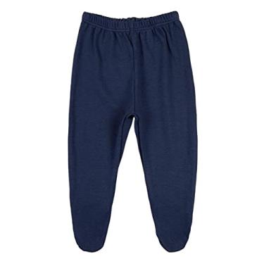 Imagem de Calça Bebê Suedine com Pezinho - Marinho M