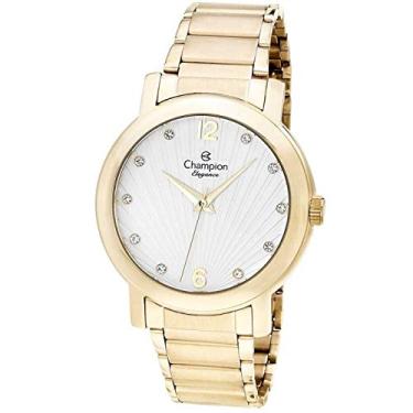 Imagem de Relógio Champion Feminino Dourado Analógico CN25869W + Pulseira Berloques