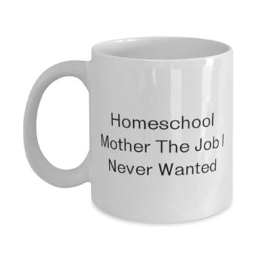 Imagem de Caneca Homeschool Mother The Job I Never Wanted 325 ml, caneca para mãe, presente para mãe