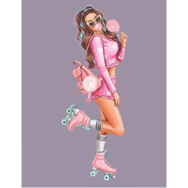 Imagem de Notebook Journal 8.5x11 College Wide Ruled Lined Paper 200 Sheets 400 Pages: A Fabulous gift for Women Girls Ladies Bosses Mentors and Friends