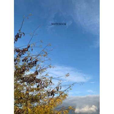 Imagem de Notebook: Autumn Mood Composition Notebook / Journal - College Ruled Lines - 130 Pages - 8.25 x 11 inches - Unique Real Photo Cover - Hardcover