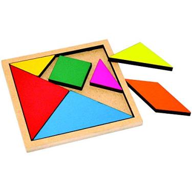 Imagem de Tangram Madeira (MDF) 15 X15 cm