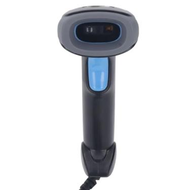 Imagem de Scanner de código de barras QR 2D para entrega expressa logística com chip decodificador de alto desempenho excelente ABS Shell compacto e portátil design ergonômico alça ampla aplicação: compras