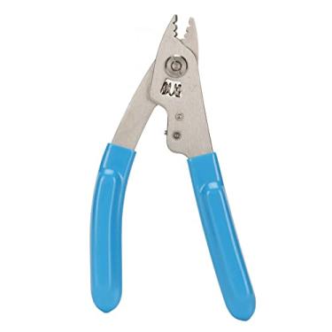 Imagem de Decapador de Fibra, Ferramenta Portátil de Decapagem de Fio de 3 Furos de Alta Segurança, Decapador de Fibra óptica de Operação Precisa Com Alça Ergonômica para Técnicos de (BLUE)