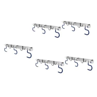 Imagem de Generic 5 Peças Suporte Para Esfregão Esfregões Ancinhos Vassoura Tipo S Gancho Para Esfregão Ganchos De Parede Organizador De Produtos De Pessoal Esfregão Tipo S Gancho