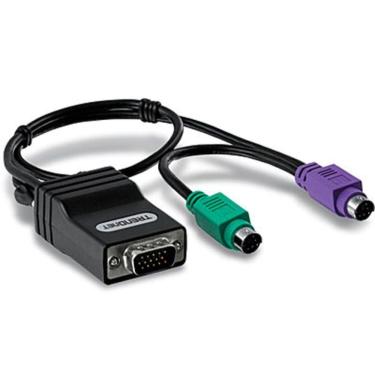 Imagem de Cabo KVM para CAT 5 KVM - Módulo de interface de servidor PS/2 CAT5 KVM - TrendNet TK-CAT5P