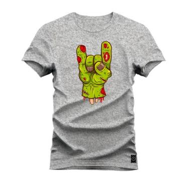 Imagem de Camiseta Plus Size Premium Malha Confortável Estampada The Rock Show -