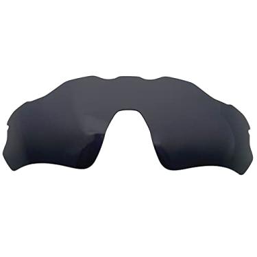 Imagem de Wetnenss Lentes de substituição para óculos de sol Oakley Radar EV Path OO9208/polarizadas de 1,5 mm/fáceis de instalar (preto)