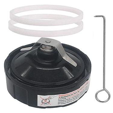 Imagem de Lâmina de fresagem plana de substituição com junta extra, compatível com liquidificador Nutri Ninja Pro BL451 30 DOB/BL455 30 DOB/BL456 BRN 30 DOB/Bl456 69 DOB/ (BL482 BRN 69 DOB (6 engrenagens fêmeas