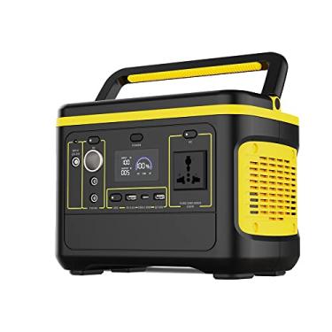 Imagem de Estação de energia portátil 600W(pico de 1200 W),Outdoor Solar Geradores 110V, central eléctrica portátil com baterias LiFePO4 de 568Wh/carregamento rápido em, alimentação de emergência doméstica