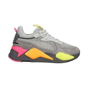 Imagem de PUMA Kids Boys Rs-X Highlighter Jr Sneakers Shoes Casual - Grey - Size 4.5 M