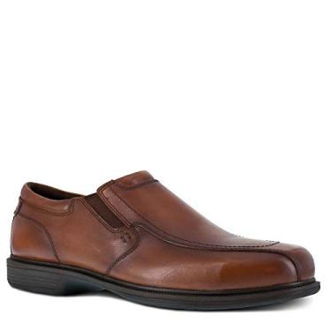 Imagem de Florsheim Sapato masculino sem cadar o Work Coronis com bico de a o marrom, Marrom, 8 X-Wide