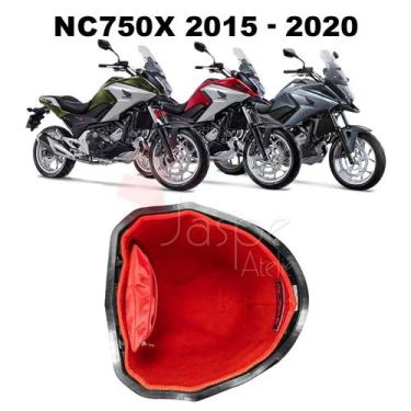 Imagem de Forração Honda NC 750X 2015 Forro Standard Acessório Vermelho - Jaspe 