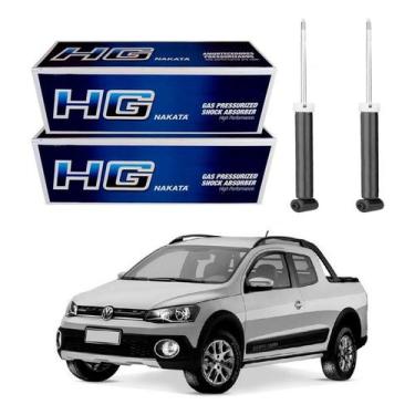 Imagem de Par Amortecedor Traseiro Saveiro Cross G6 1.6 2014 A 2016 - Nakata