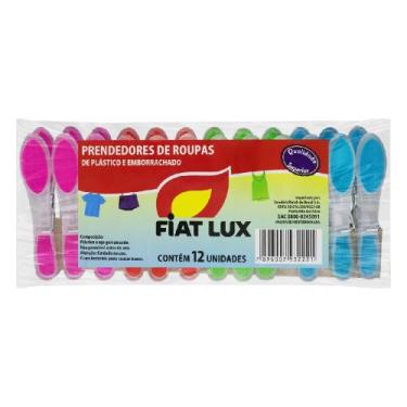 Imagem de Pregador Roupas Plastico Fiatlux Alta Pressão Emborrachado - Fiat Lux