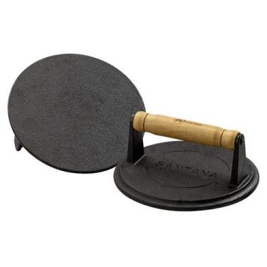 Imagem de Prensador Amassador Para Bife Smash Burguer de Ferro Fundido - Santana